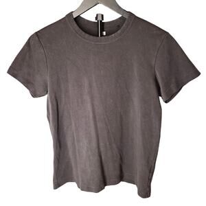 Uniqlo U Christophe Lemaire Crew Neck T-Shirt Charcoal Gray Cotton Large